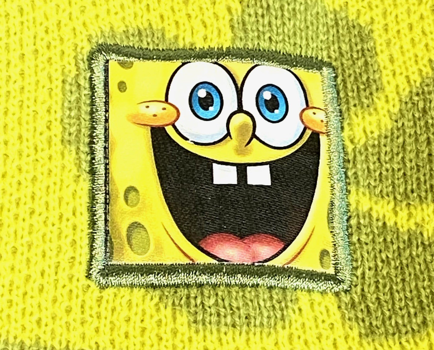SpongeBob SquarePants 2012 Yellow Knit Hat Ages 3+