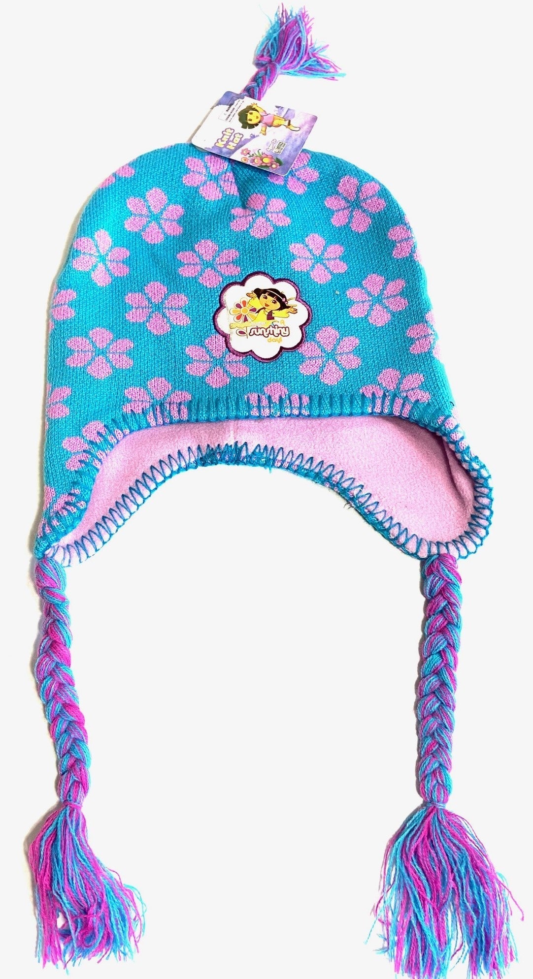Dora the Explorer 2011 "Sunshiny Day" Knit Hat Ages 3+