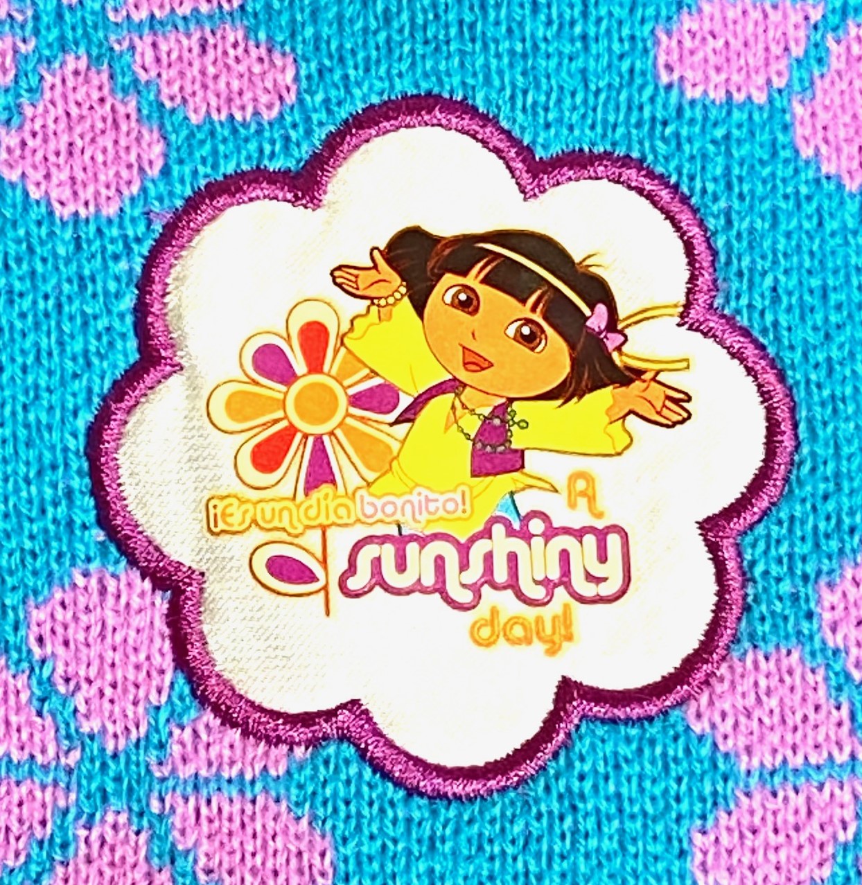 Dora the Explorer 2011 "Sunshiny Day" Knit Hat Ages 3+