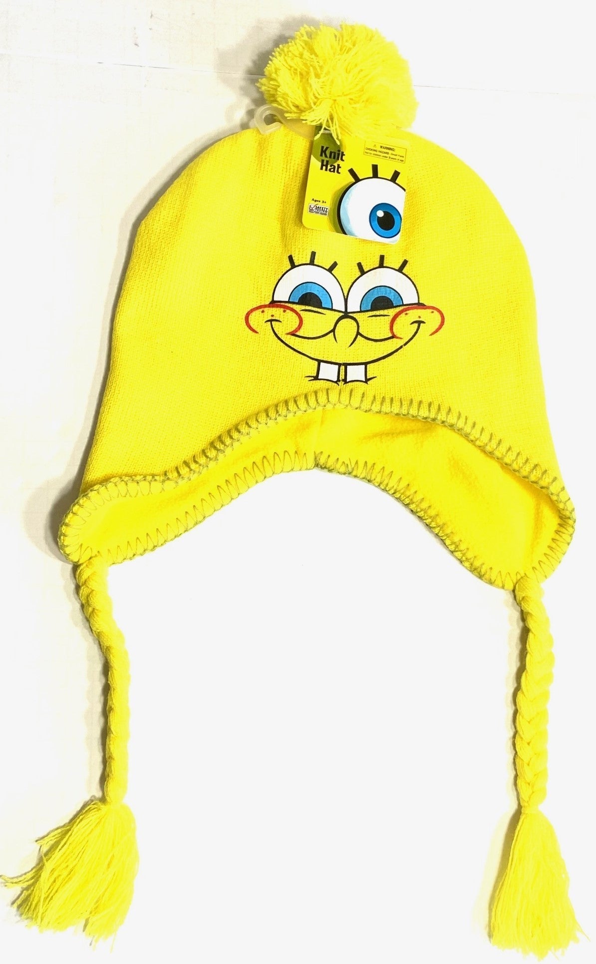 SpongeBob SquarePants 2012 "Smiling" NOS Knit Hat Ages 3+