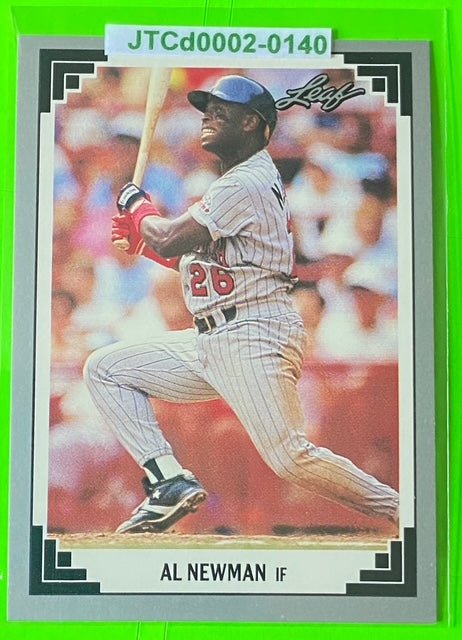Al Newman #446 MLB Base Set 1991 Minnesota Twins by Leaf, Inc.