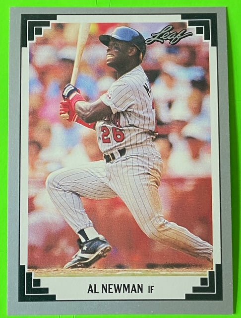 Al Newman #446 MLB Base Set 1991 Minnesota Twins by Leaf, Inc.