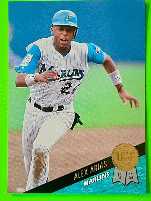 Alex Arias #462 MLB Base Set 1993 Florida Marlins by Leaf, Inc.