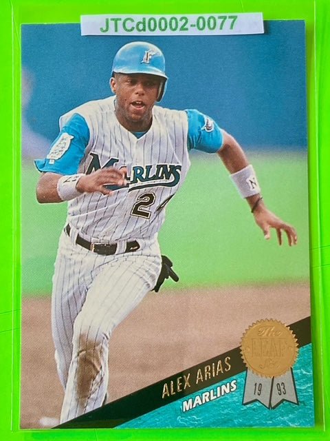 Alex Arias #462 MLB Base Set 1993 Florida Marlins by Leaf, Inc.