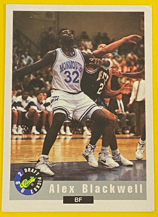 Alex Blackwell #80 CDP NCAA 1992 Monmouth Hawks by Classic Games