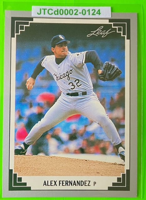Alex Fernandez (RC) #296 MLB Base Set 1991 Chicago White Sox by Leaf, Inc.