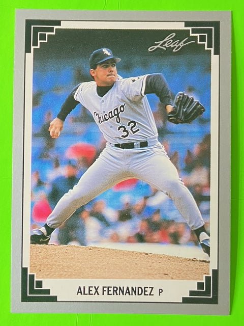 Alex Fernandez (RC) #296 MLB Base Set 1991 Chicago White Sox by Leaf, Inc.