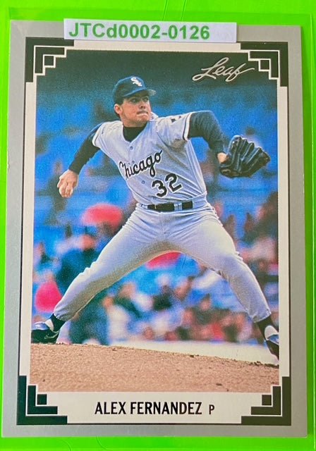 Alex Fernandez (RC) #296 MLB Base Set 1991 Chicago White Sox by Leaf, Inc.