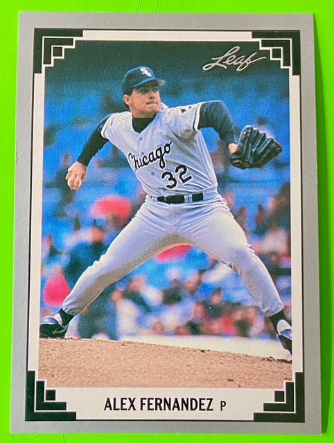 Alex Fernandez (RC) #296 MLB Base Set 1991 Chicago White Sox by Leaf, Inc.