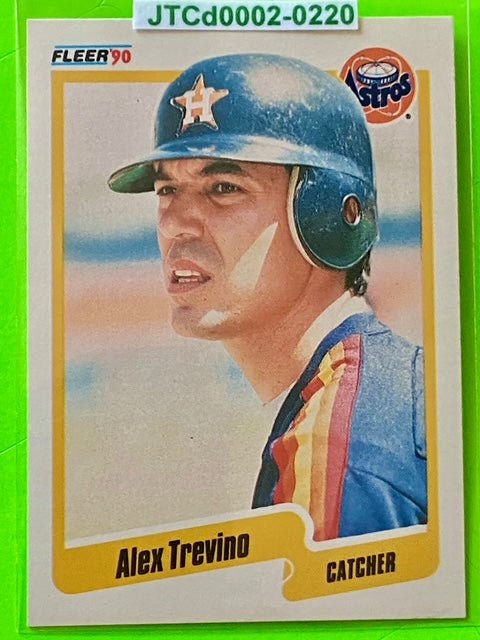 Alex Trevino #239A MLB Base Set 1990 Houston Astros by Fleer Corp.