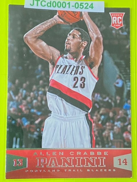 Allen Crabbe (RC) #197 NBA 2013-14 Portland Trail Blazers by Panini