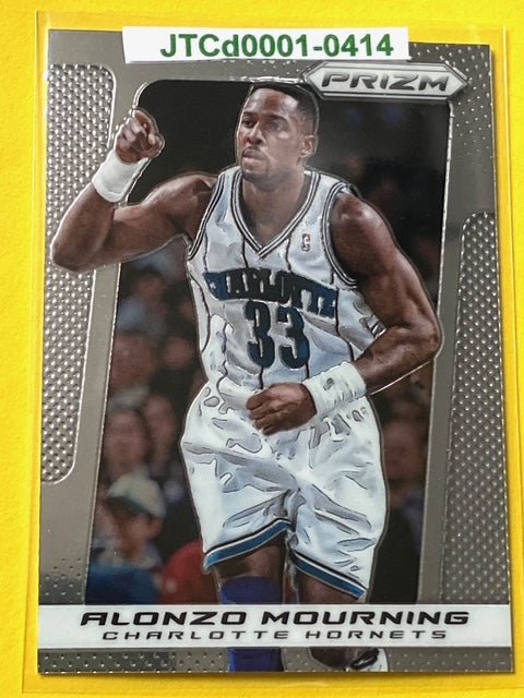 Alonzo Mourning #244 NBA Prizm 2013-14 Charlotte Hornets by Panini