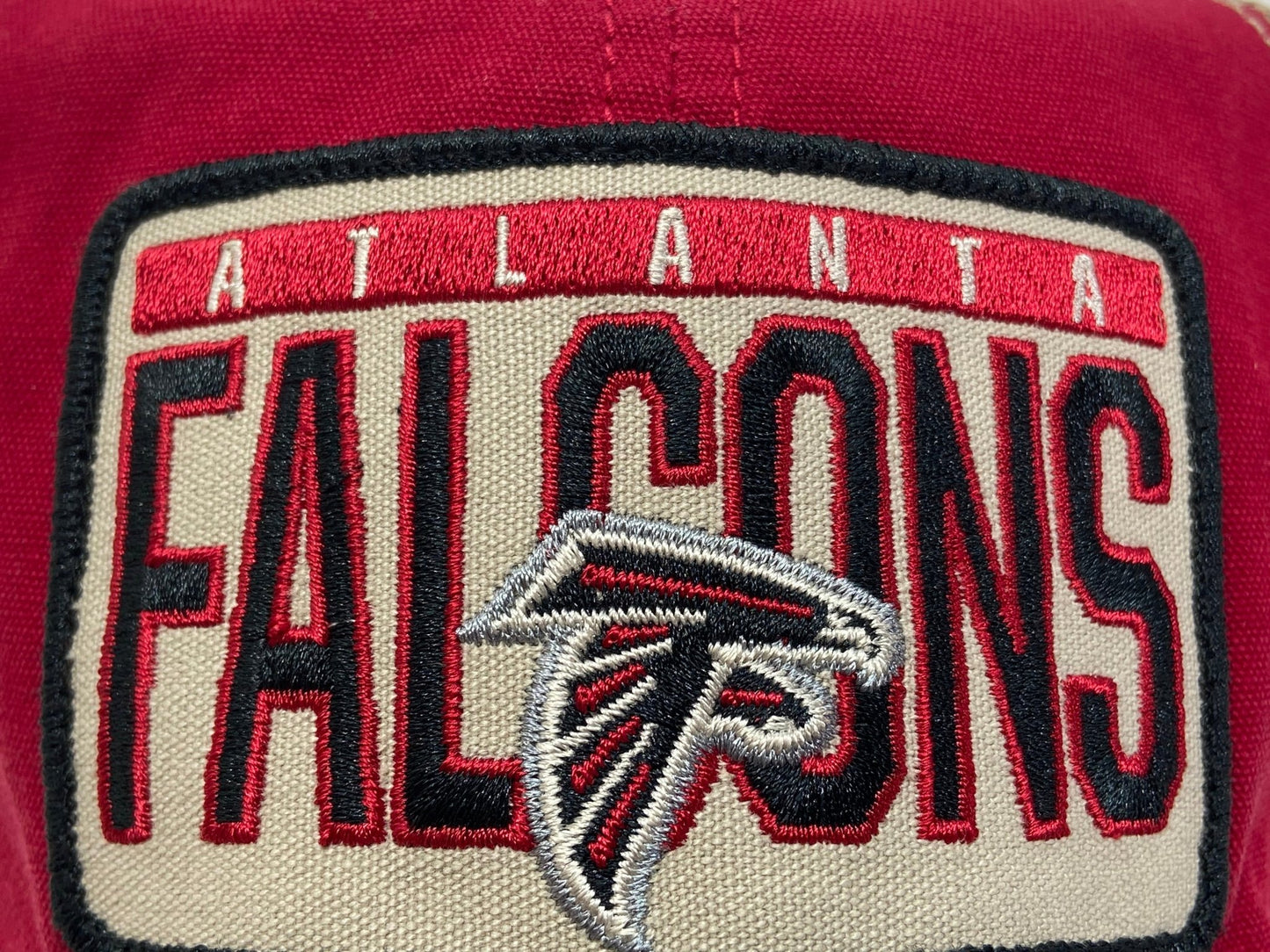Atlanta Falcons NFL 2017 Red Lawton Vintage Style Stretch Fit Mesh NOS Cap