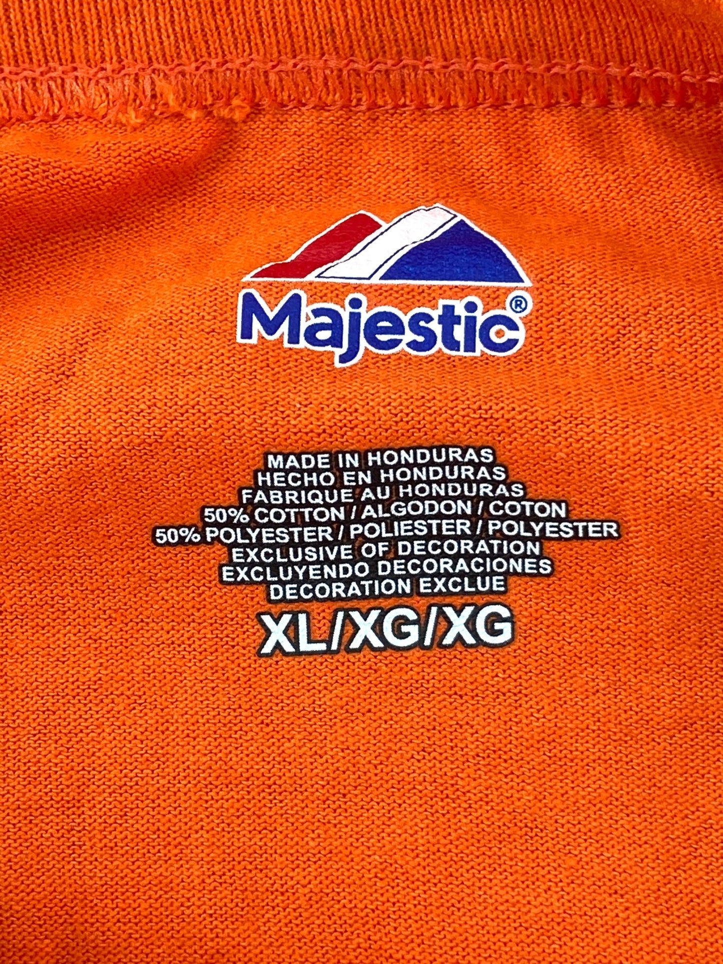 Baltimore Orioles 2012 MLB Logo Orange Adult NOS T-Shirt Lg & XL