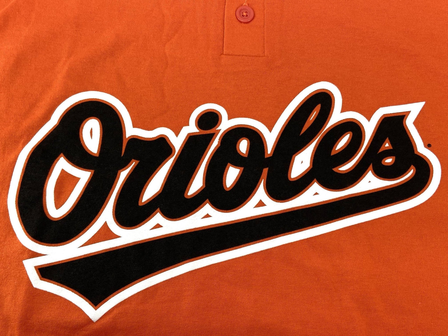 Baltimore Orioles 2012 MLB Logo Orange Adult NOS T-Shirt Lg & XL