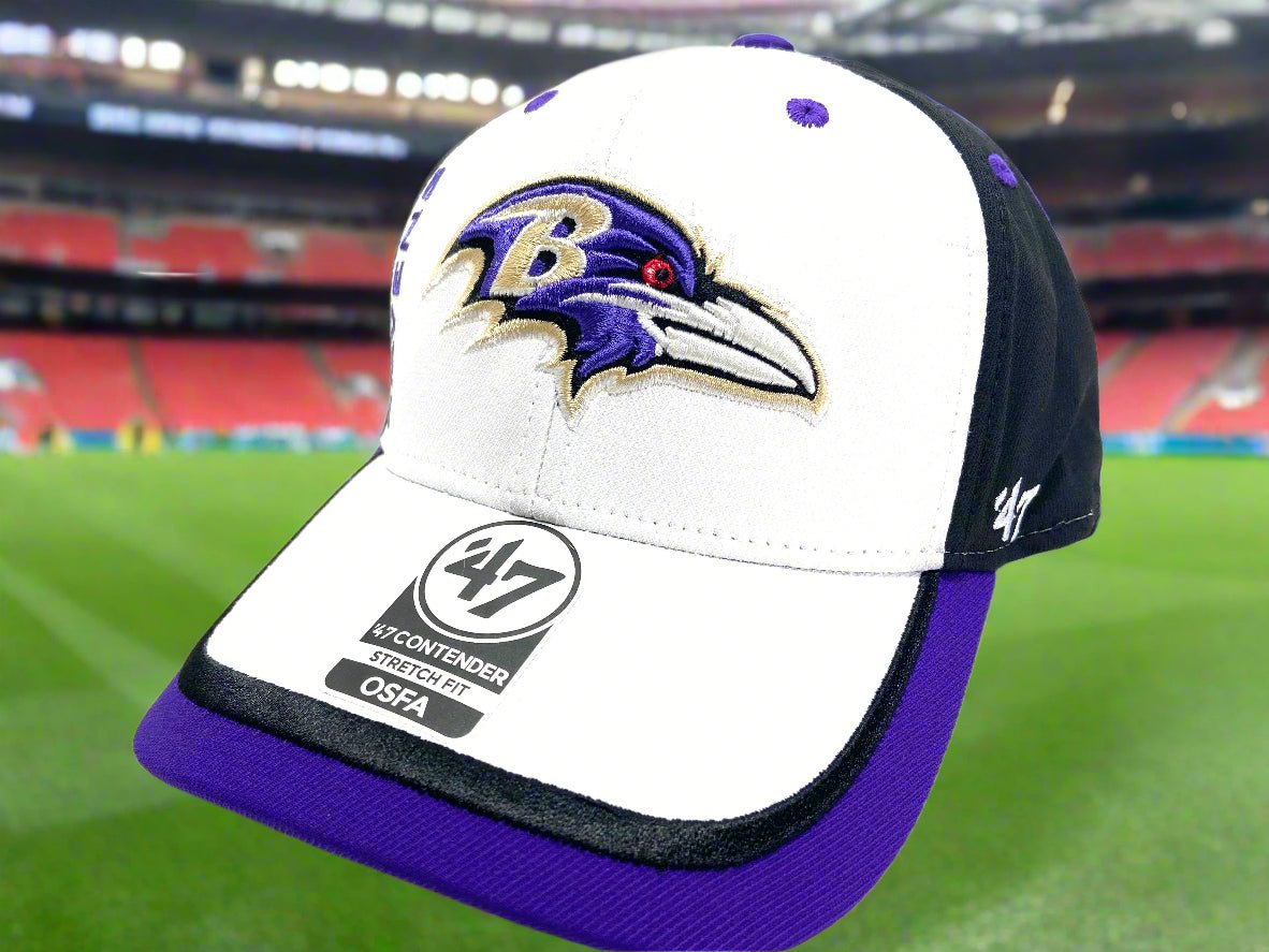 Baltimore Ravens NFL Contender Series "Crash Line" Stretch Fit Cap