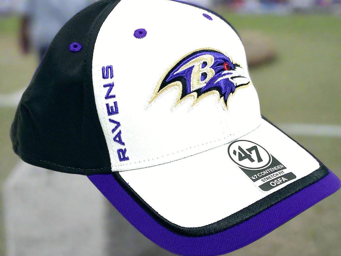 Baltimore Ravens NFL Contender Series "Crash Line" Stretch Fit Cap