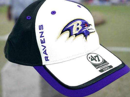Baltimore Ravens NFL Contender Series "Crash Line" Stretch Fit Cap