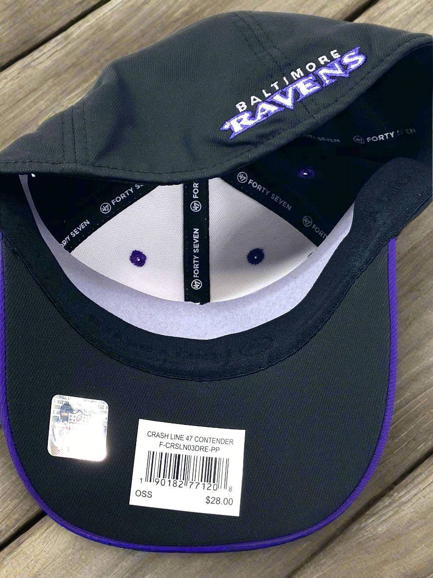Baltimore Ravens NFL Contender Series "Crash Line" Stretch Fit Cap