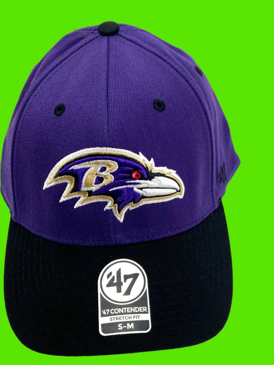 Baltimore Ravens NFL Contender S/M "Kickoff" Style Stretch Fit Hat