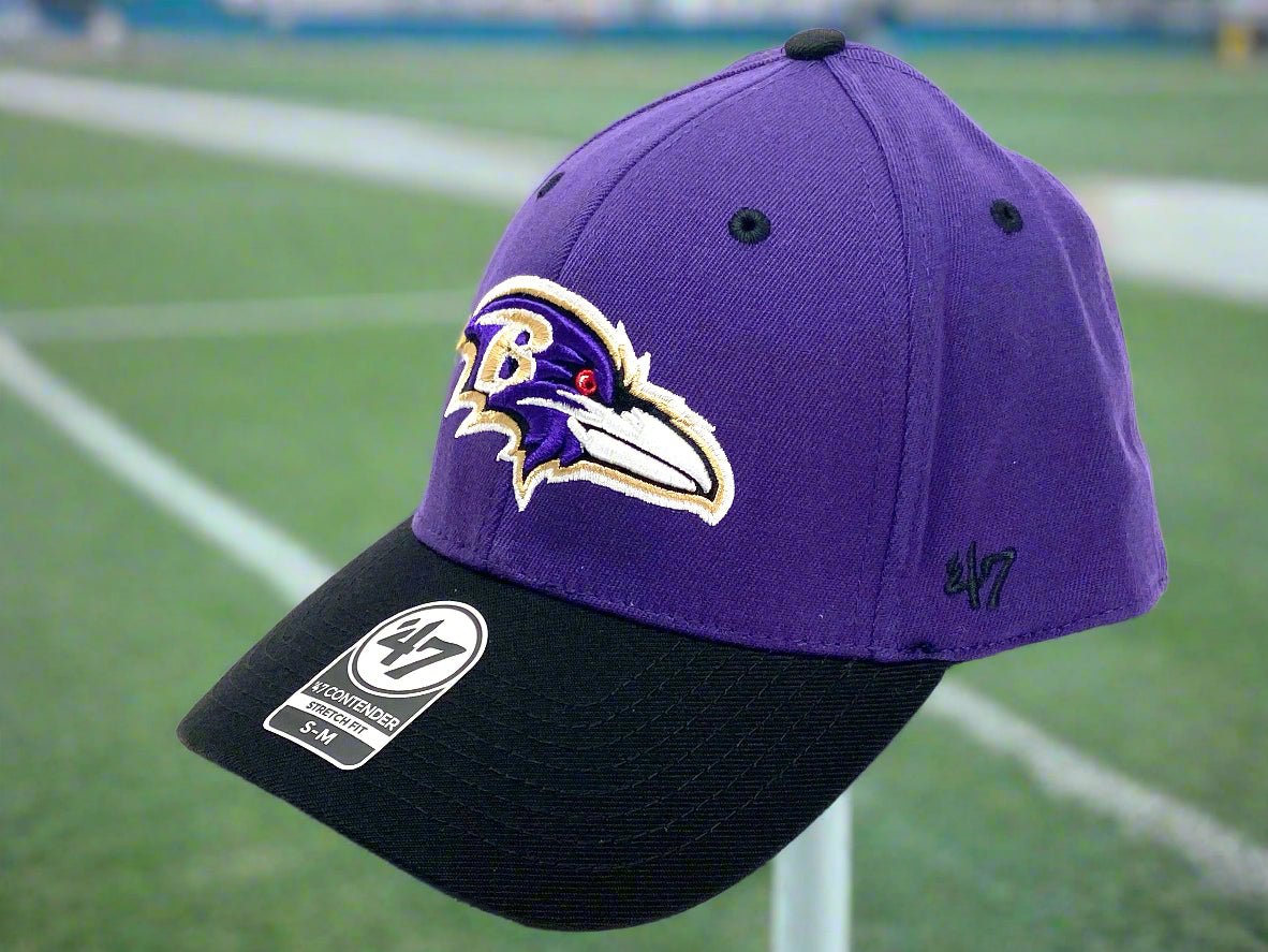 Baltimore Ravens NFL Contender S/M "Kickoff" Style Stretch Fit Hat