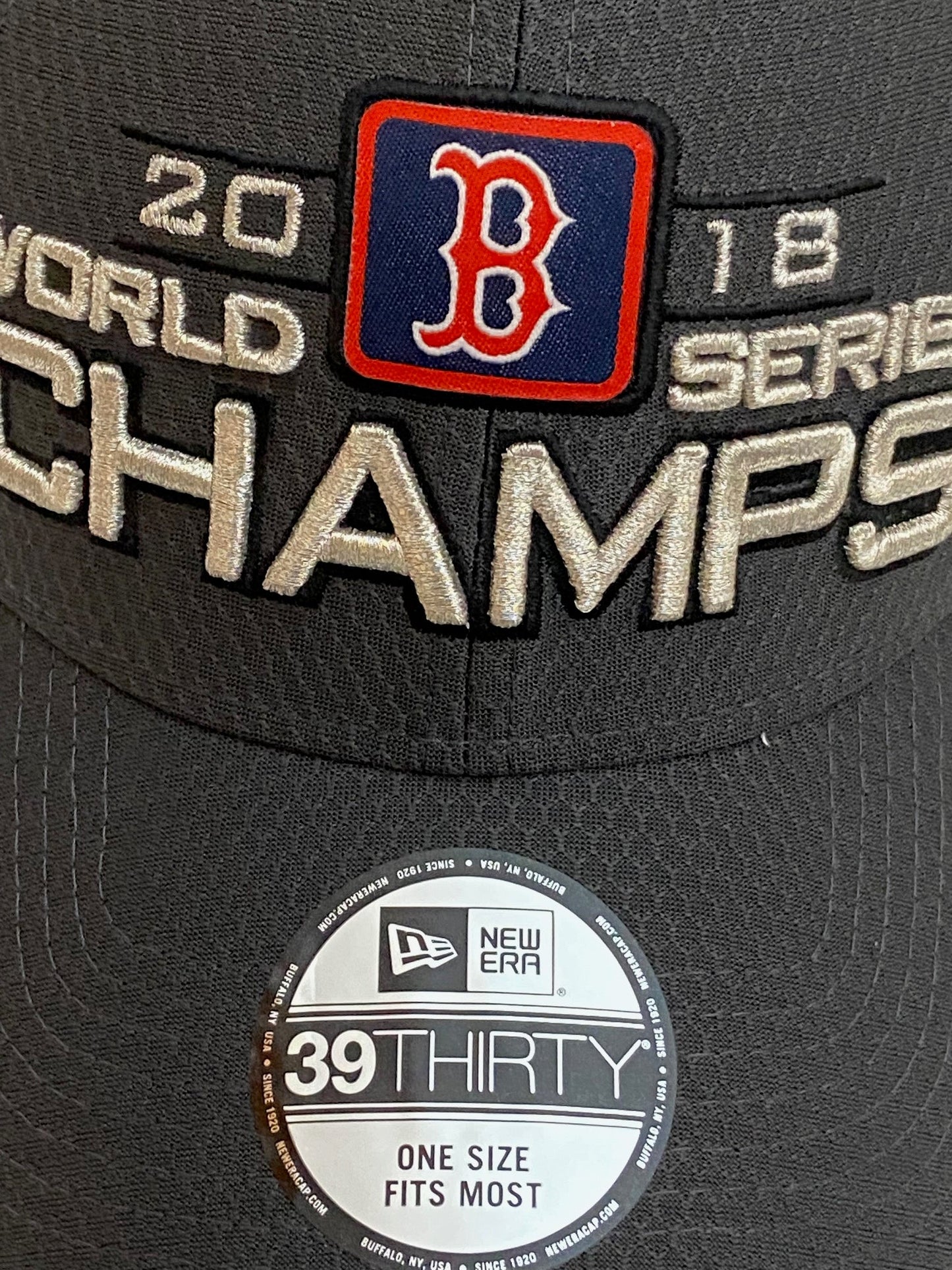 Boston Red Sox 2018 MLB World Series Champs Stretch Fit Hat