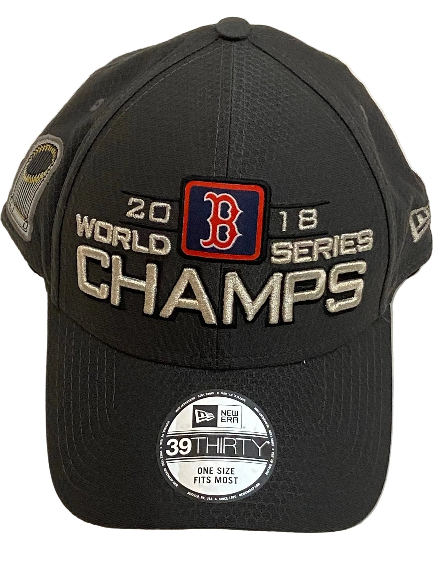 Boston Red Sox 2018 MLB World Series Champs Stretch Fit Hat