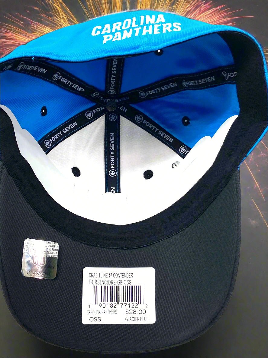 Carolina Panthers NFL 2020 Contender "Crash Line" NOS Stretch Fit Ball Cap
