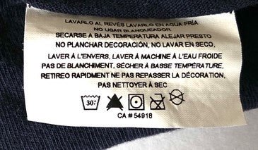 Chicago Bears NFL 2017 Adult Medium Navy Used LS T-Shirt