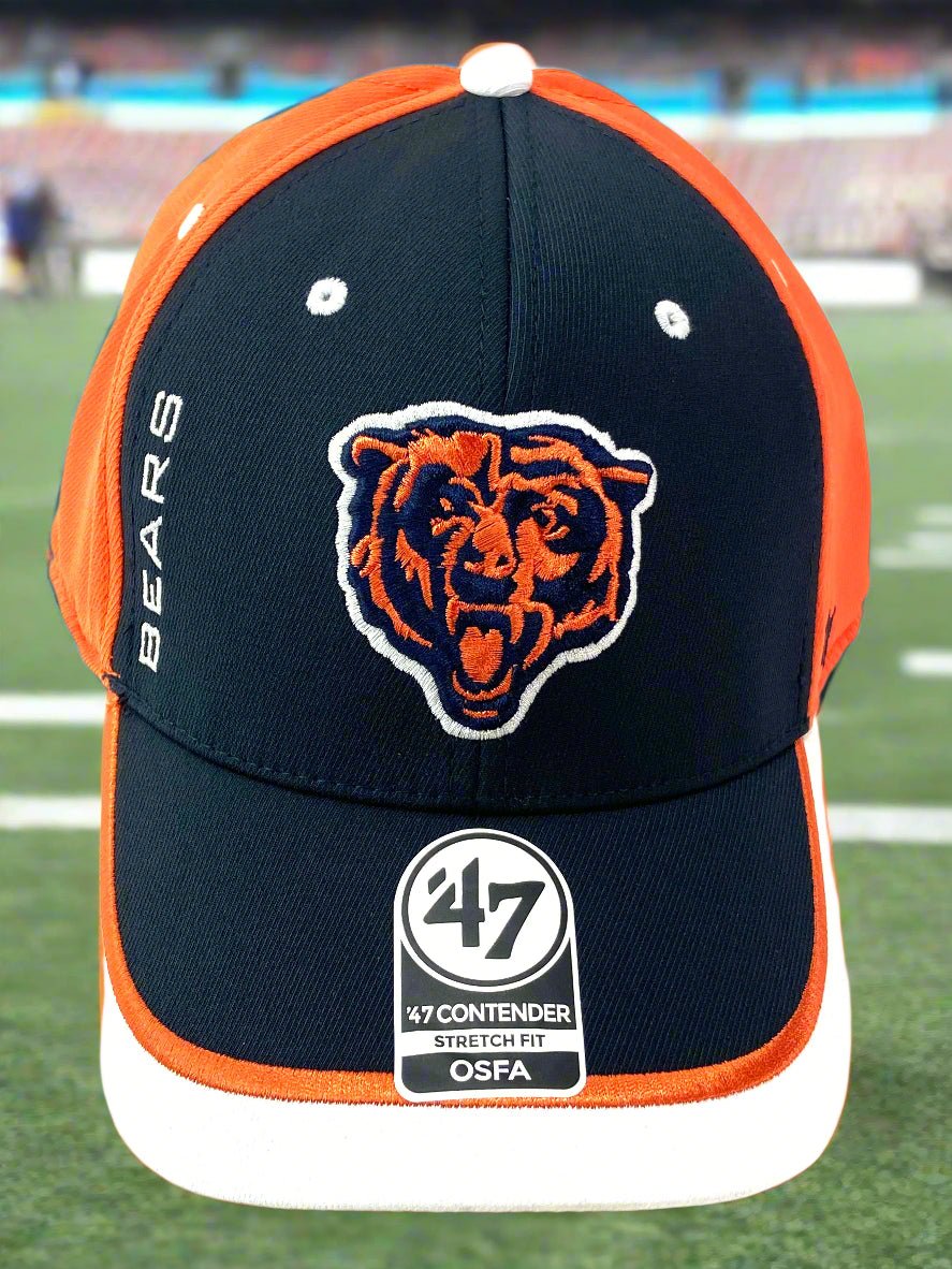 Chicago Bears NFL 2020 Contender "Crash Line" NOS Stretch Fit Cap