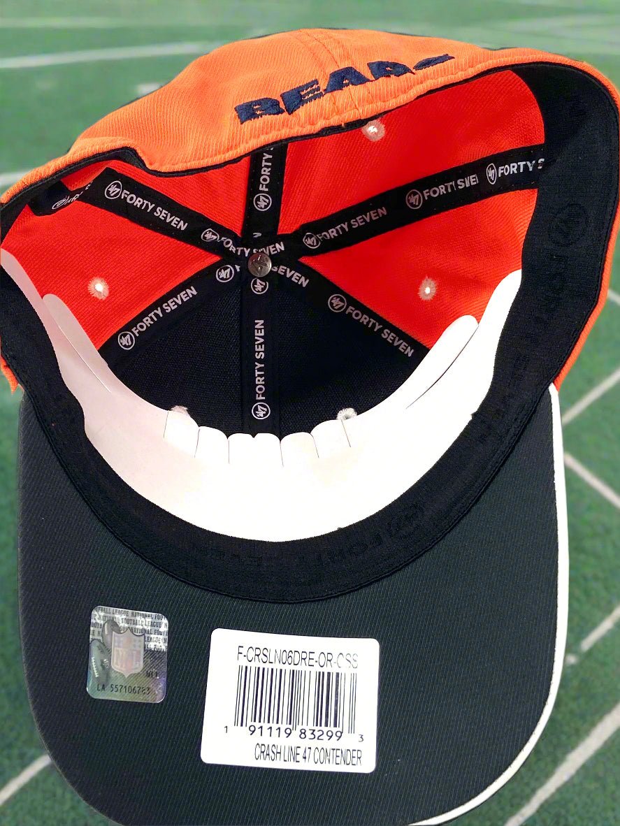 Chicago Bears NFL 2020 Contender "Crash Line" NOS Stretch Fit Cap