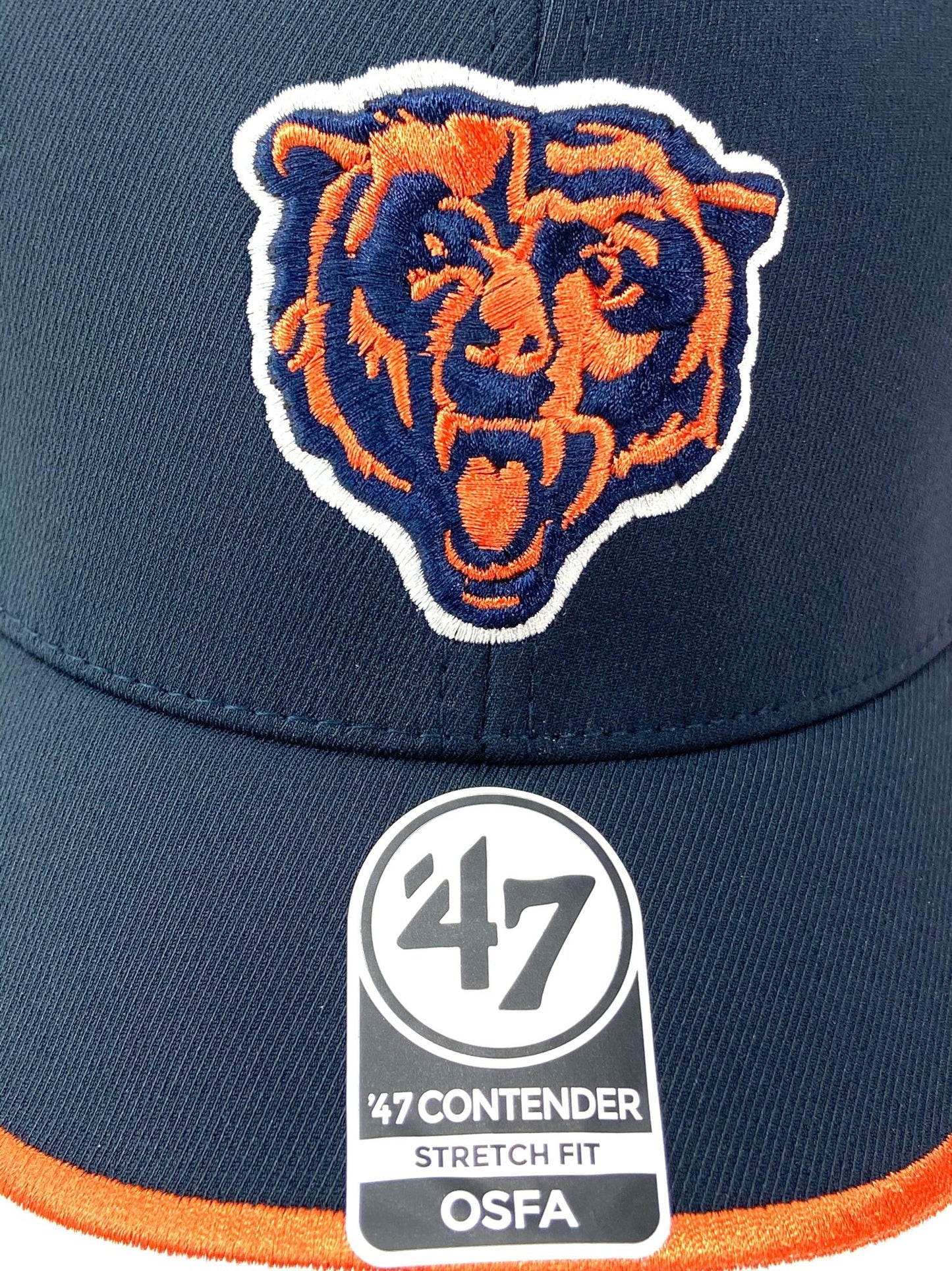 Chicago Bears NFL 2020 Contender "Crash Line" NOS Stretch Fit Cap