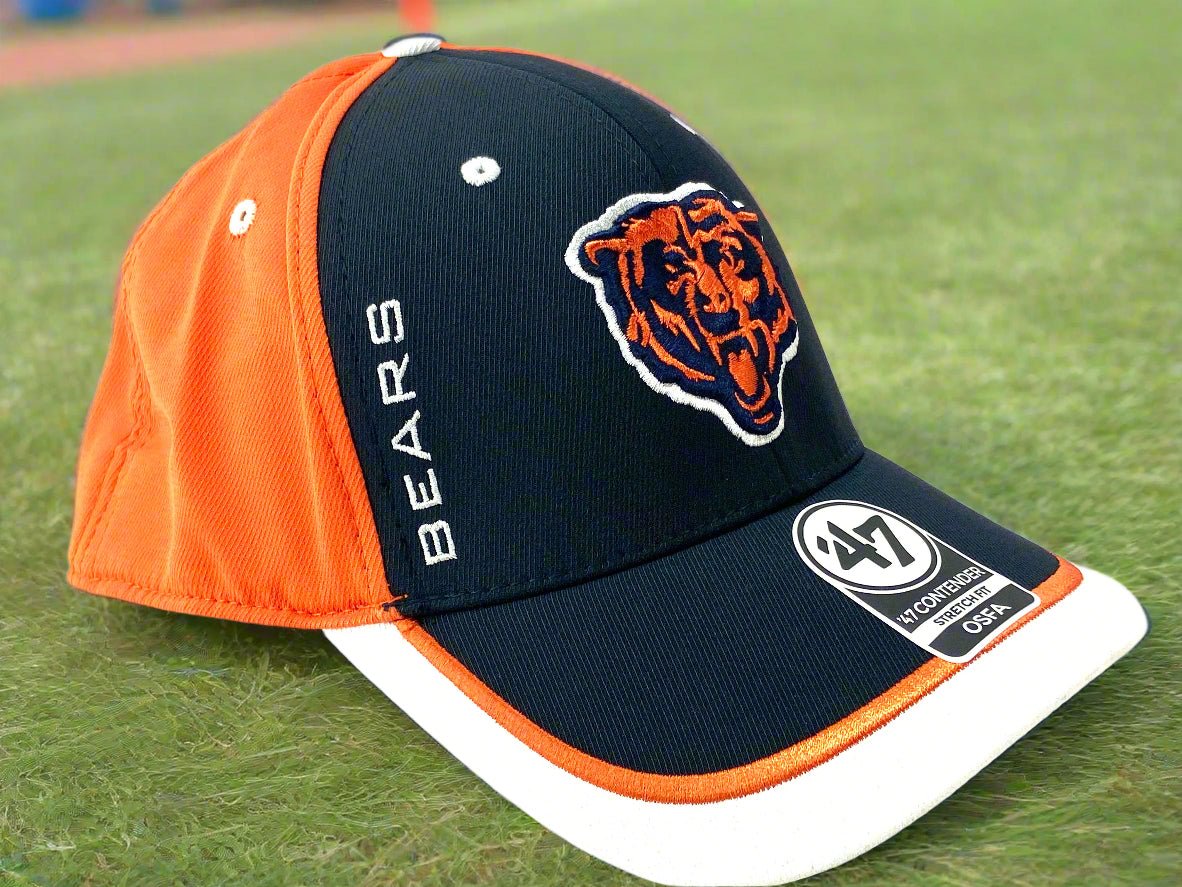 Chicago Bears NFL 2020 Contender "Crash Line" NOS Stretch Fit Cap