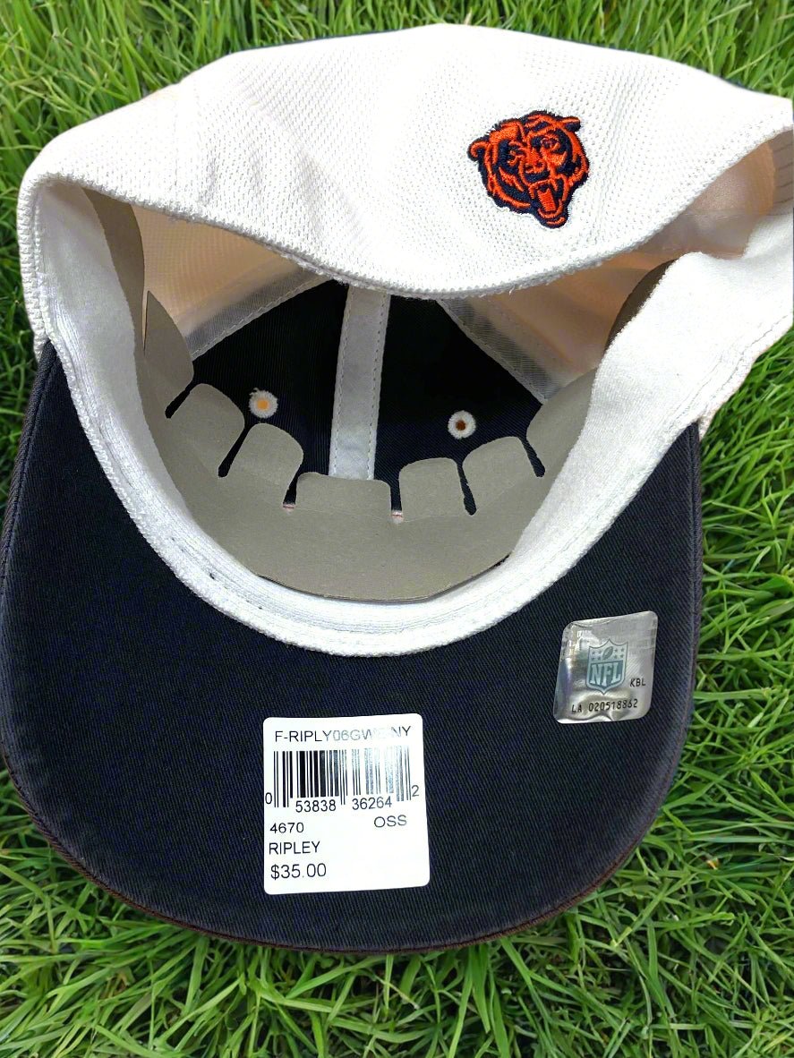 Chicago Bears NFL 2013 Navy Ripley Closer NOS Stretch Fit Mesh Cap
