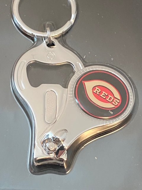 Cincinnati Reds MLB 2012 NOS 3-in-1 Metal Keychain