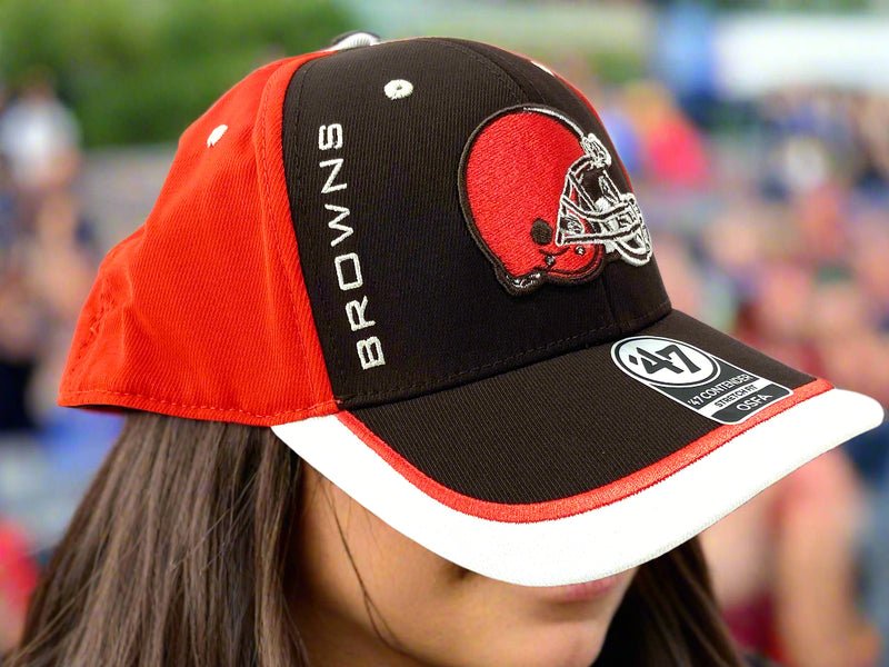 Cleveland Browns NFL Contender "Crash Line" NOS Stretch Fit Cap