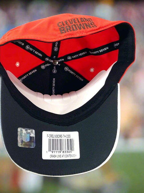 Cleveland Browns NFL Contender "Crash Line" NOS Stretch Fit Cap