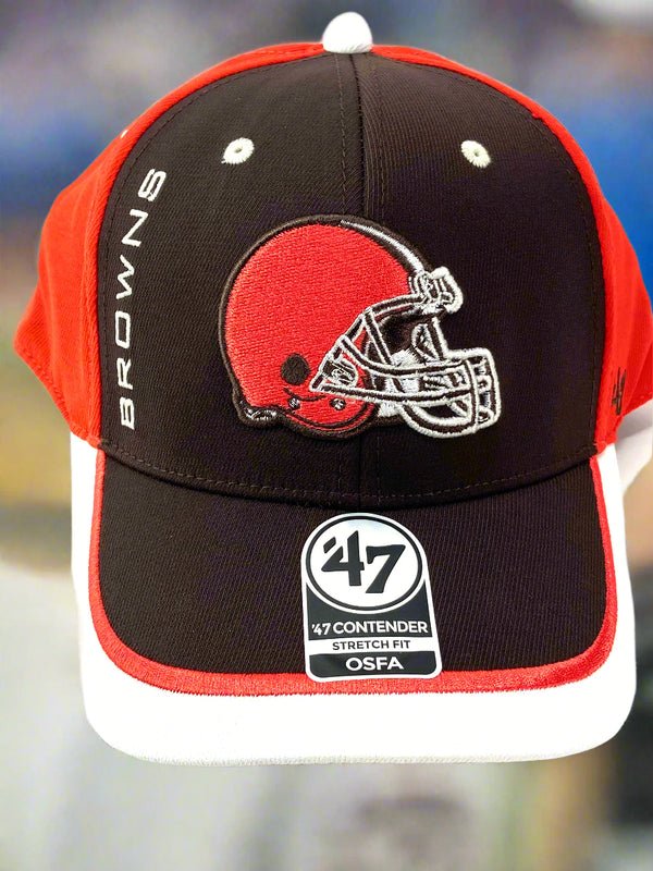 Cleveland Browns NFL Contender "Crash Line" NOS Stretch Fit Cap