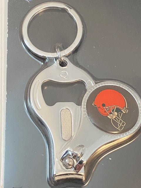 Cleveland Browns NFL NOS 3-in-1 Metal Keychain