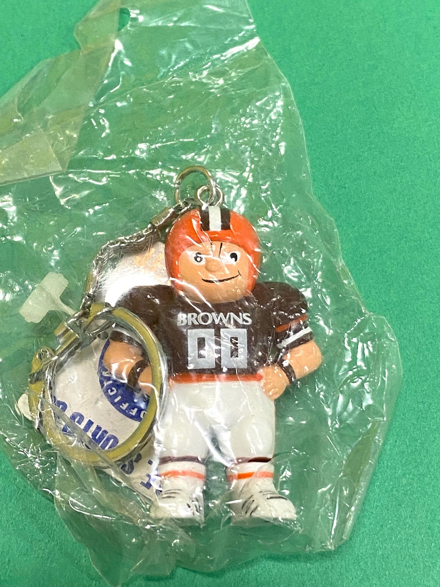 Cleveland Browns Vintage NFL Late '90s NOS Lil Sports Brat Keychain