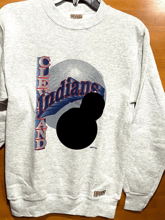 Cleveland Indians Vintage 1995 MLB Youth "Ball" NOS Sweatshirt w/Former Logo