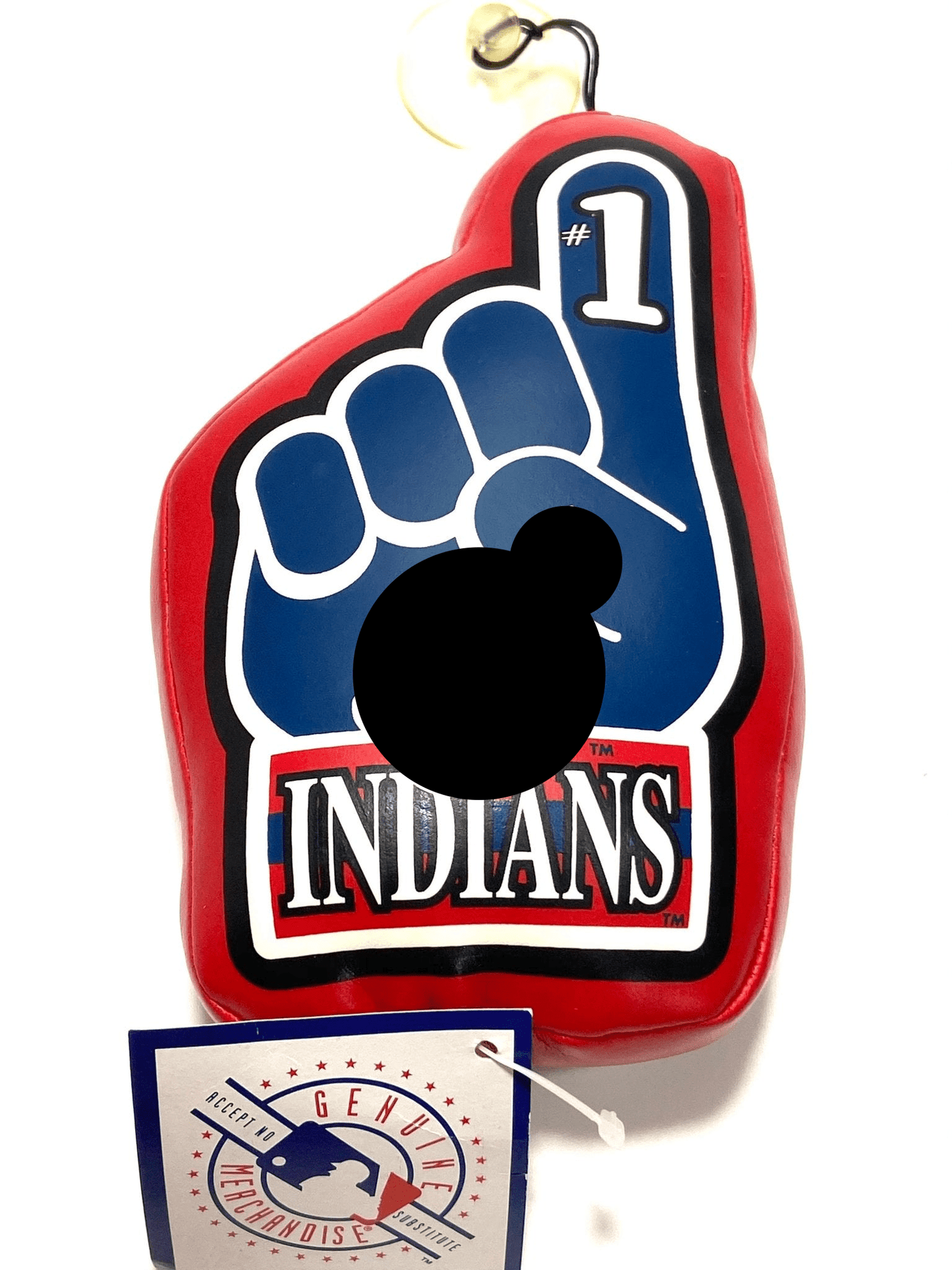 Cleveland Indians Vintage 1999 MLB Polyester NOS #1 Finger w/Former Logo