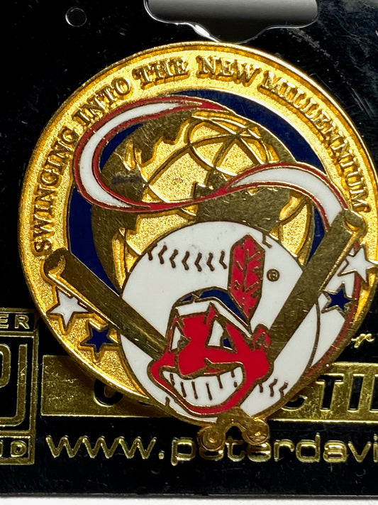 Cleveland Indians Vintage MLB 1999 NOS "New Millennium" Pin
