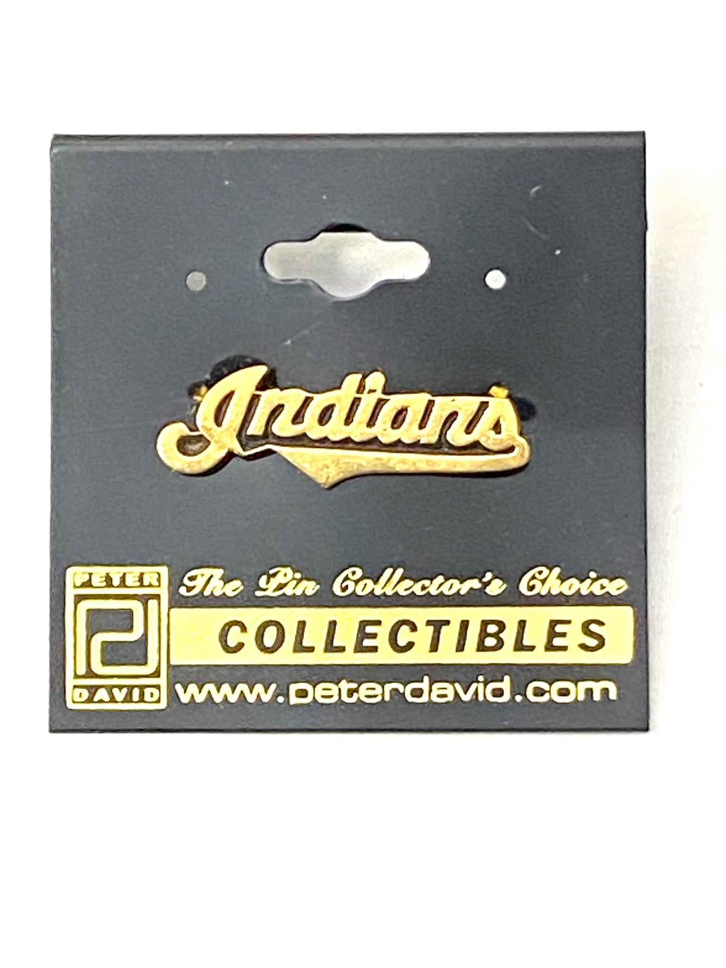 Cleveland indians Vintage MLB NOS 1995 Script "Indians" Lapel Pin