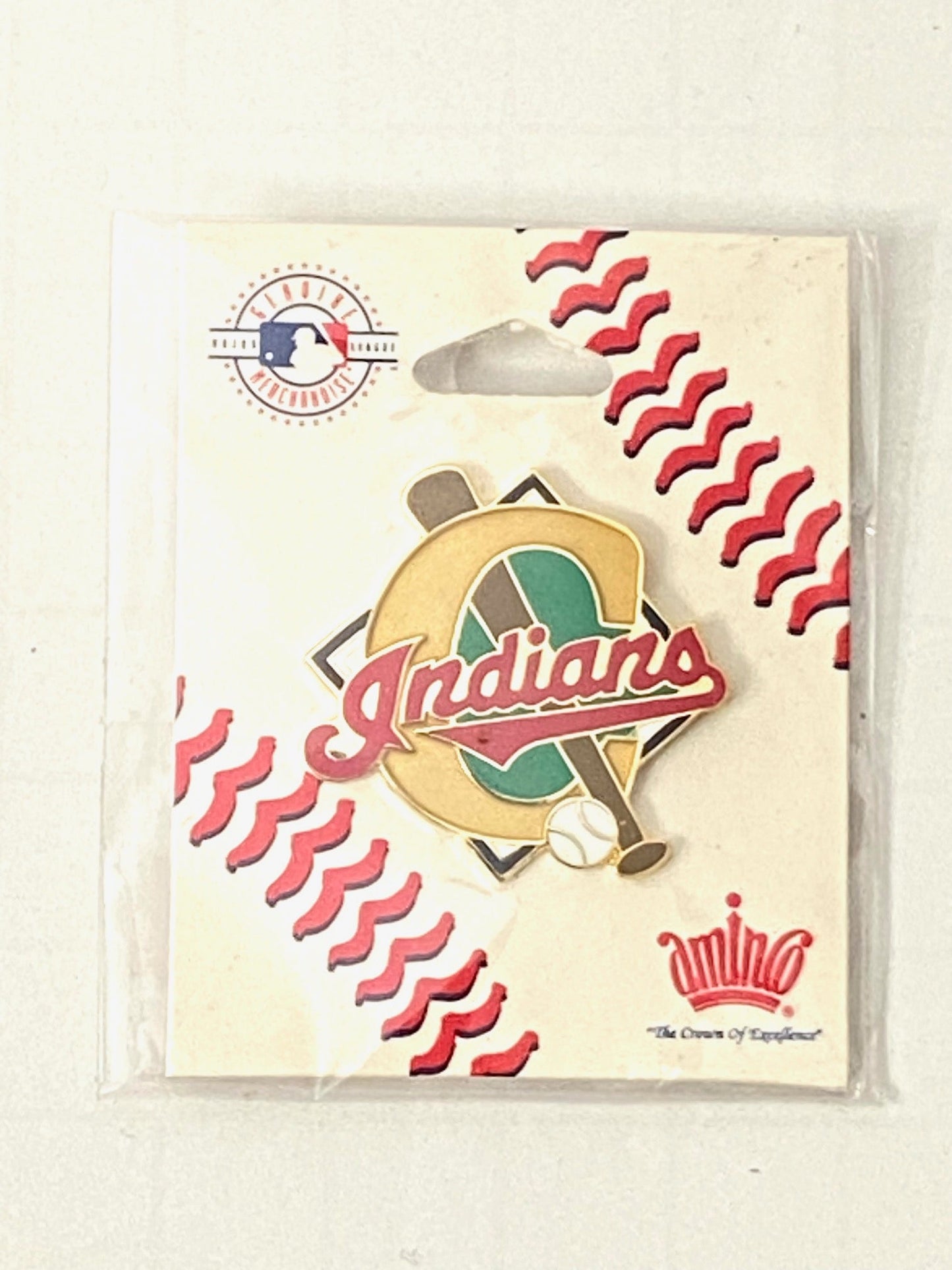 Cleveland indians Vintage MLB NOS Late '90s "C" Lapel Pin