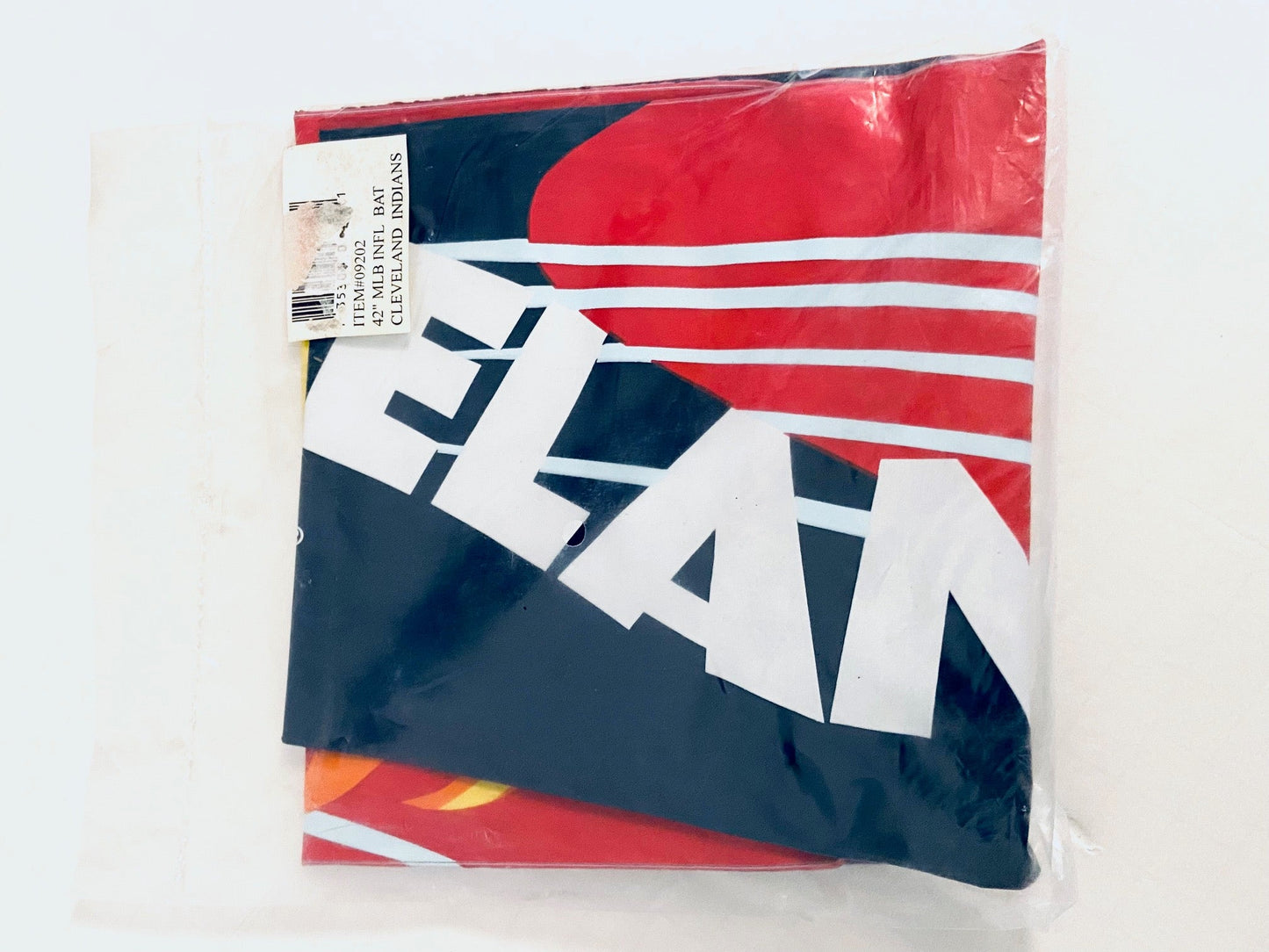 Cleveland Indians Vintage MLBP 1998 NOS Inflatable Team Bat