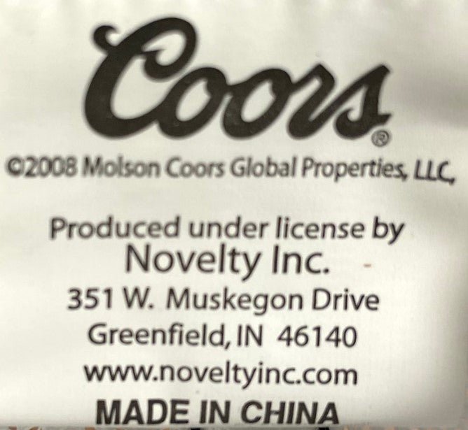 Coors Beer 2008 Distressed Cotton NOS Mesh Snapback