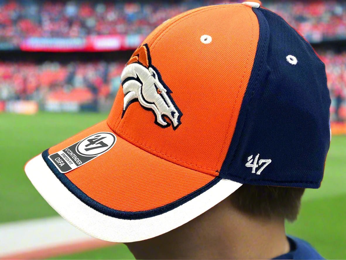 Denver Broncos NFL 2020 Contender "Crash Line" NOS Stretch Fit Cap