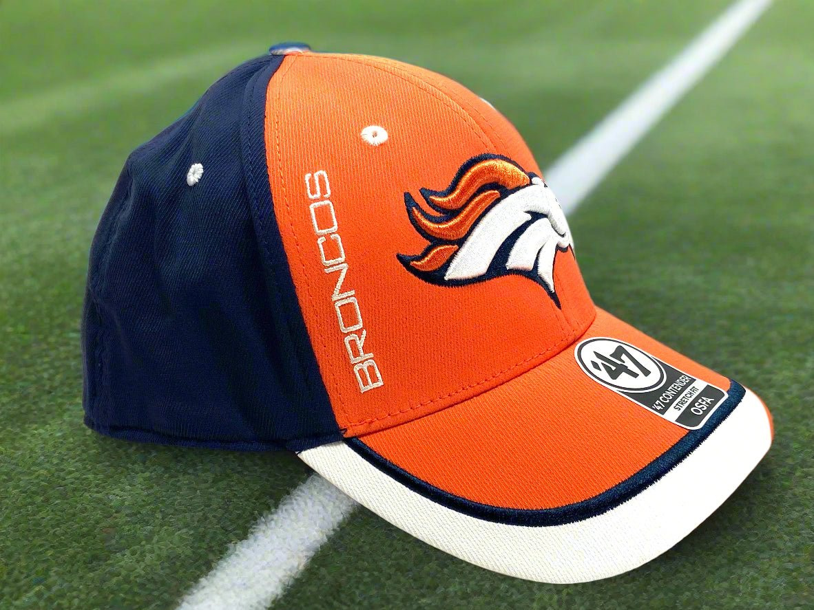 Denver Broncos NFL 2020 Contender "Crash Line" NOS Stretch Fit Cap