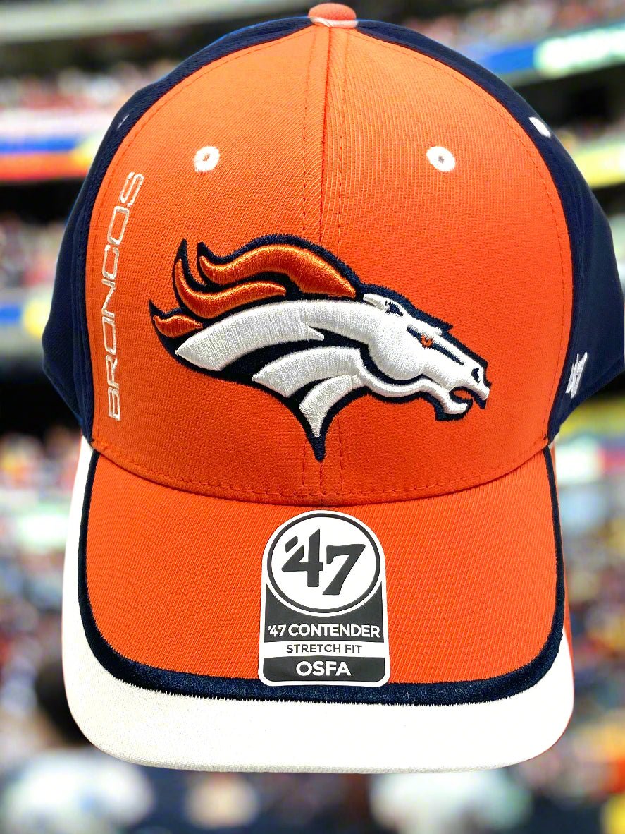 Denver Broncos NFL 2020 Contender "Crash Line" NOS Stretch Fit Cap